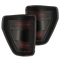 21-23 Ford F150 (with BLIS) LUXX-Series LED Tail Lights Black-Red | AlphaRex