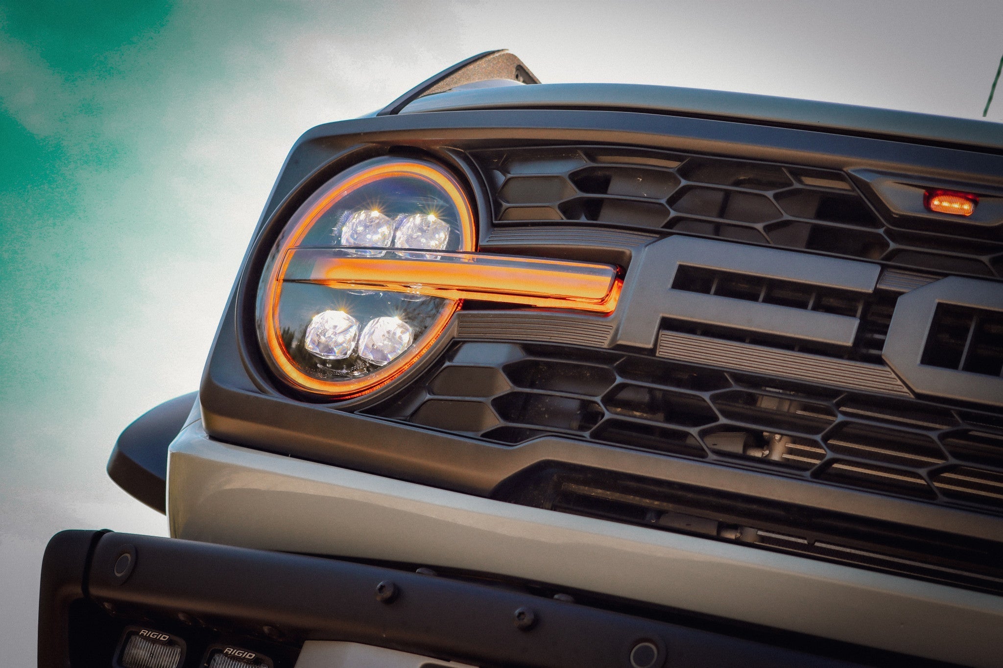 21-24 Ford Bronco / 22-24 Bronco Raptor NOVA-Series LED Projector Headlights Black | AlphaRex