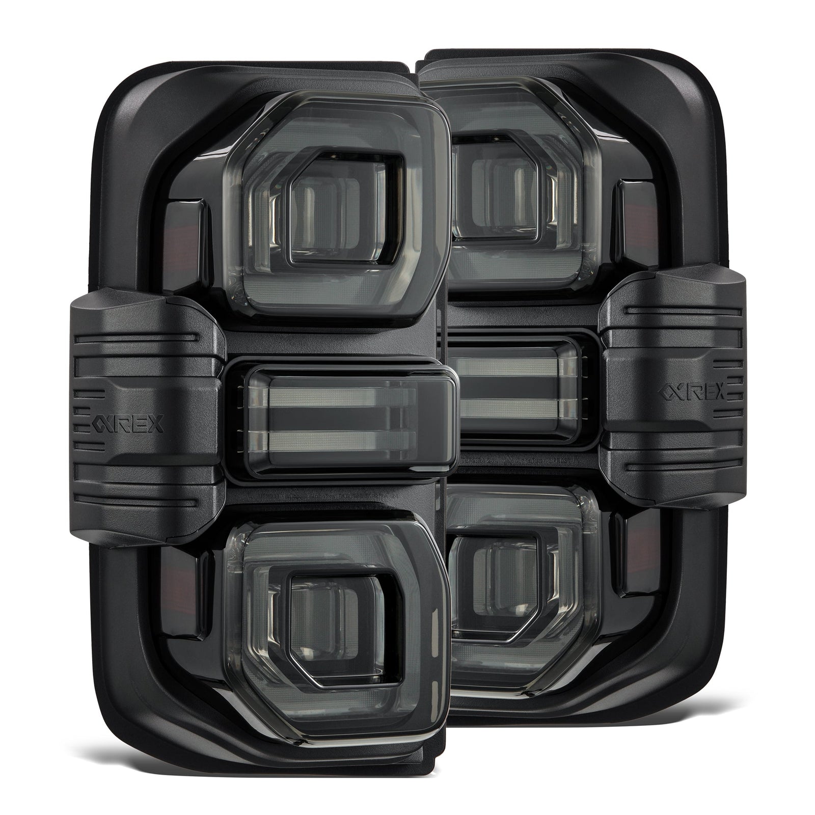 21-25 Ford Bronco NOVA-Series Prismatic LED Tail Lights Alpha-Black | AlphaRex
