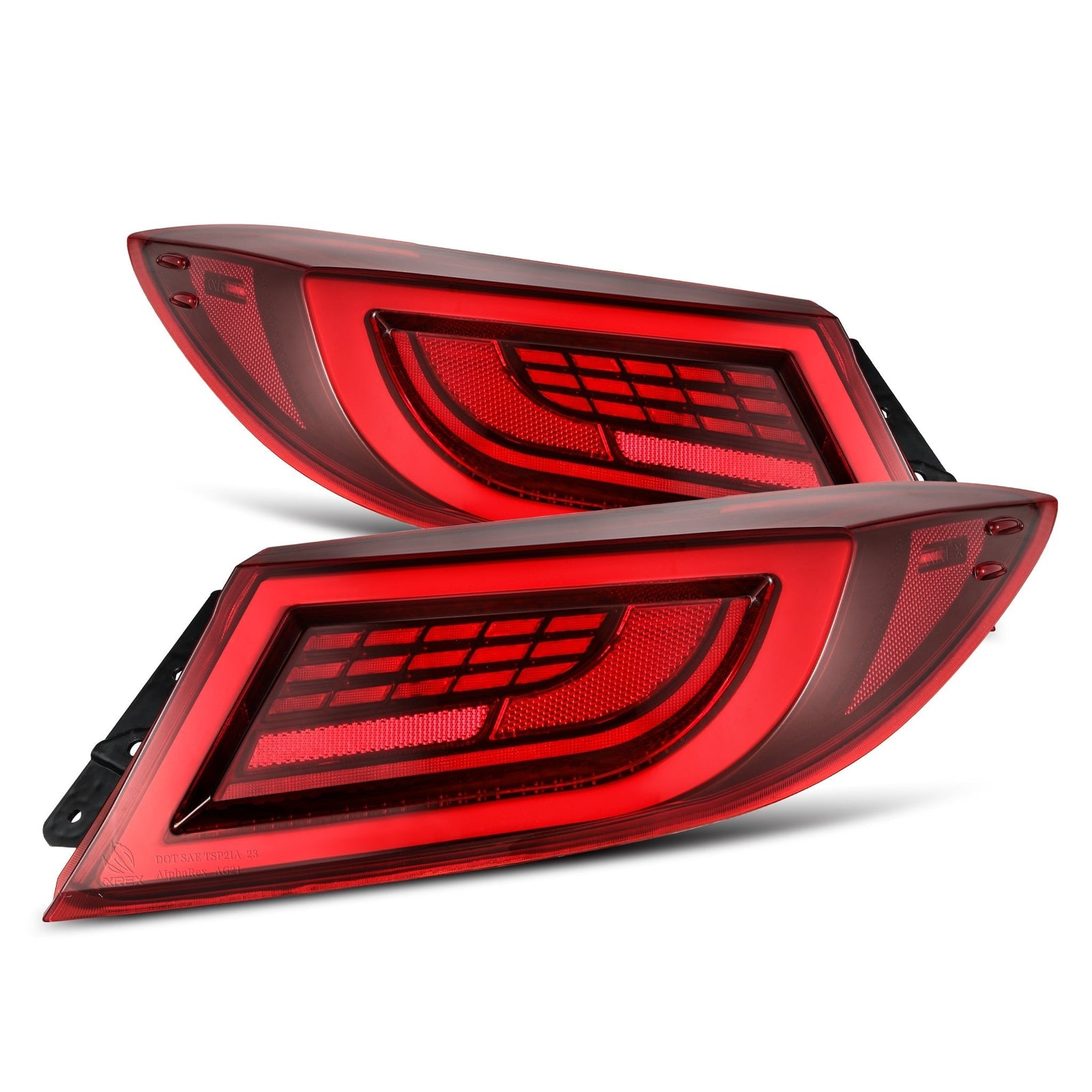 21-24 Toyota GR86/Subaru BRZ LUXX-Series LED Tail Lights Vivid Red | AlphaRex