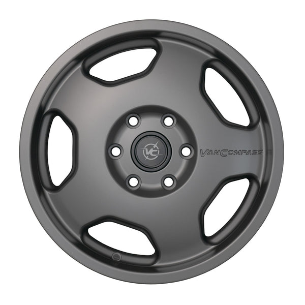 Chunk Wheel Titanium 17x8 30mm Offset 6x130 Bc Sprinter 2500 07-Up Sprinter 2500 (2010-Up) Van Compass