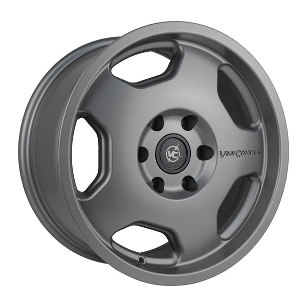 Chunk Wheel Titanium 17x8 30mm Offset 6x130 Bc Sprinter 2500 07-Up Sprinter 2500 (2010-Up) Van Compass