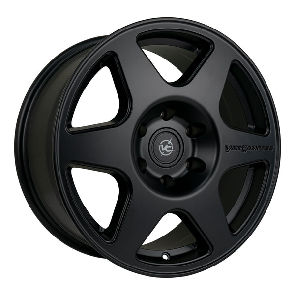 Slice Wheel Satin Black 17x8 30mm Offset 6x130 Bc Sprinter 2500 07-Up Sprinter 2500 (2010-Up) Van Compass