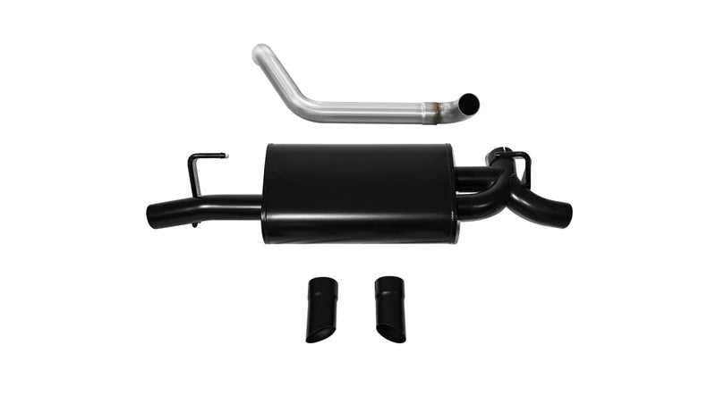 Corsa Performance - Sport, Touring / 2.5 in Axle-Back Turn Downs | 2018-23 Jeep Wrangler JLU/JL 3.6L, 2019-23 2.0T