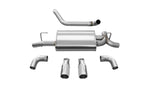 Corsa Performance - Sport, Touring / 2.5 in Axle-Back Rolled 4.0 in | 2018-23 Jeep Wrangler JLU/JL 3.6L, 2019-23 2.0T