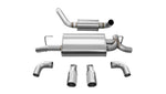 Corsa Performance - Sport, Touring / 2.5 in Axle-Back Rolled 4.0 in | 2018-23 Jeep Wrangler JLU/JL 3.6L, 2019-23 2.0T