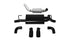Corsa Performance - Sport, Touring / 2.5 in Axle-Back Rolled 4.0 in | 2018-23 Jeep Wrangler JLU/JL 3.6L, 2019-23 2.0T