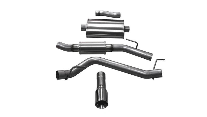 Corsa Performance - Sport, Touring / 3.0 in Cat-Back Single 4.0 in | 2020-24 Jeep Gladiator JT 3.6L