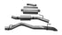 Corsa Performance - Sport, Touring / 3.0 in Cat-Back Turn Downs | 2020-24 Jeep Gladiator JT 3.6L - Legends Auto Parts