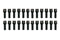 Sprinter Lug Bolt Kit Black (24 Bolts) Sprinter 2500 (2010-Up) Van Compass