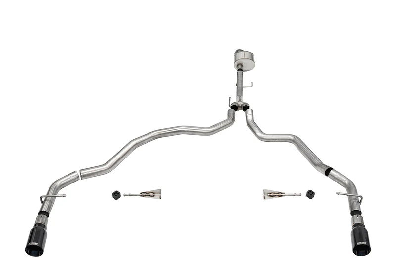 Corsa Performance - Xtreme / 3.0 in Cat-Back Dual Rear Exit | 2021-24 Ford F-150 5.0L V8 (122.8