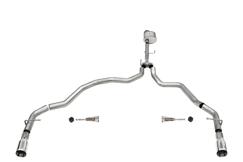 Corsa Performance - Xtreme / 3.0 in Cat-Back Dual Rear Exit | 2021-24 Ford F-150 5.0L V8 (122.8