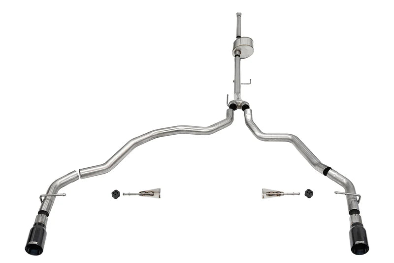 Corsa Performance - Xtreme, Sport / 3.0 in Cat-Back Dual Rear Exit | 2021-24 Ford F-150 5.0L V8 (157.2