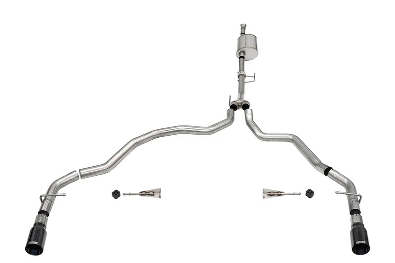 Corsa Performance - Sport / 3.0 in Cat-Back Dual Rear Exit | 2021-24 Ford F-150 3.5T EcoBoost (145.4