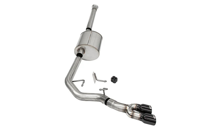 Corsa Performance - Sport / 3.0 in Cat-Back Front of Tire Exit | 2021-24 Ford F-150 3.5T EcoBoost (157.2