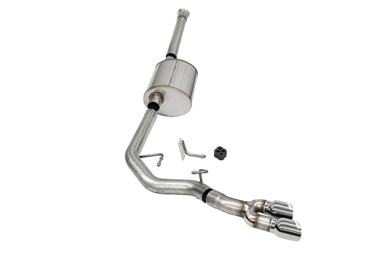 Corsa Performance - Sport / 3.0 in Cat-Back Front of Tire Exit | 2021-24 Ford F-150 3.5T EcoBoost (157.2
