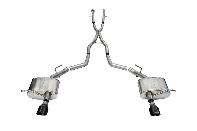 Corsa Performance - Xtreme, Sport / 2.5 in Cat-Back 4.5 in Single Tips | 2011-2024 Dodge Durango 5.7L - Legends Auto Parts