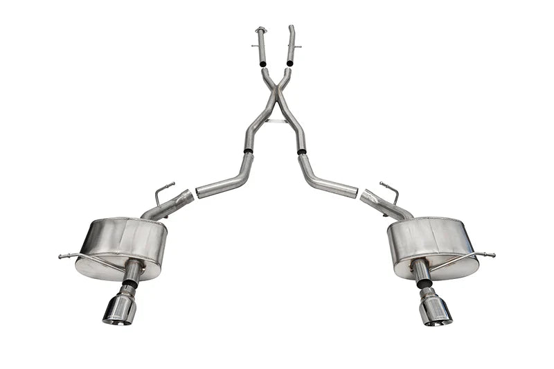 Corsa Performance - Xtreme, Sport / 2.5 in Cat-Back 4.5 in Single Tips | 2011-2024 Dodge Durango 5.7L - Legends Auto Parts