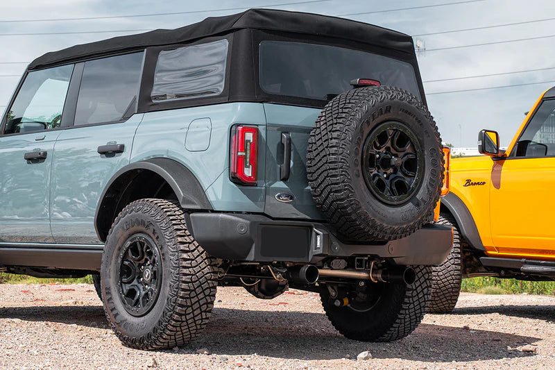 Corsa Performance - Sport / 2.75 in Cat-Back DRE 4.0 in Single Tips | 2021-25 Ford Bronco 2.3L Turbo (4-Door)