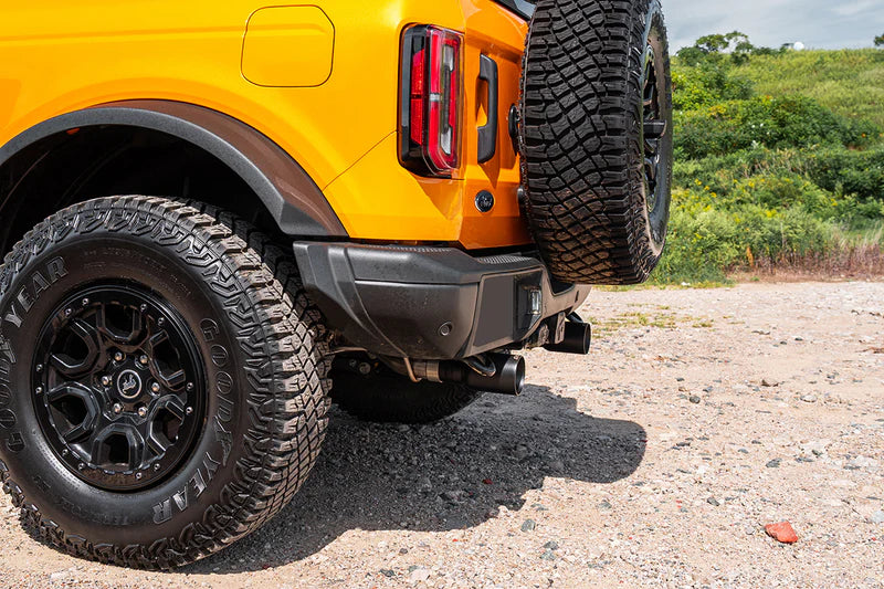 Corsa Performance - Sport / 2.75 in Cat-Back DRE 4.0 in Single Tips | 2021-25 Ford Bronco 2.7L Turbo (2-Door)