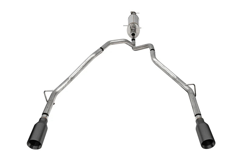 Corsa Performance - Sport / 3.0 in to 2.5 in Cat-Back DRE 5.0 in Single Tips | 2025 RAM 1500 3.0L Turbo - Legends Auto Parts