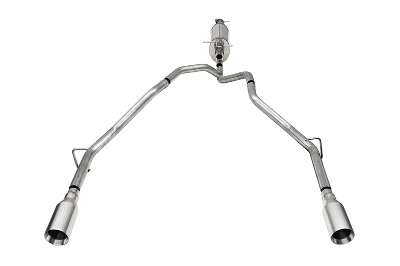 Corsa Performance - Sport / 3.0 in to 2.5 in Cat-Back DRE 5.0 in Single Tips | 2025 RAM 1500 3.0L Turbo - Legends Auto Parts