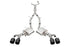 Corsa Performance - Xtreme Valved / 3.0 in Cat-Back 4.5 in Carbon Fiber Twin Tips | 2022+ Cadillac CT4-V Blackwing