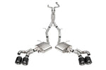 Corsa Performance - Xtreme Valved / 3.0 in Cat-Back 4.5 in Carbon Fiber Twin Tips | 2022+ Cadillac CT5-V Blackwing