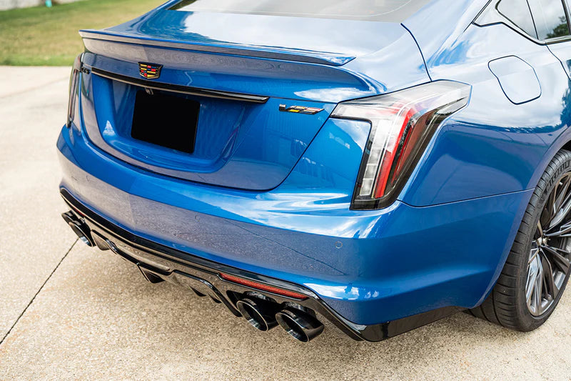 Corsa Performance - Sport Valved / 3.0 in Axle-Back 4.5 in Twin Tips | 2022+ Cadillac CT5-V Blackwing