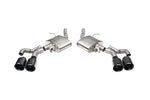 Corsa Performance - Sport Valved / 3.0 in Axle-Back 4.5 in Carbon Fiber Twin Tips | 2022+ Cadillac CT5-V Blackwing