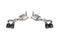 Corsa Performance - Sport Valved / 3.0 in Axle-Back 4.5 in Carbon Fiber Twin Tips | 2022+ Cadillac CT5-V Blackwing