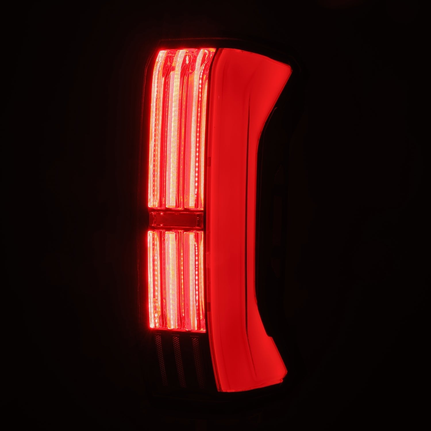 22-24 Toyota Tundra NOVA-Series Prismatic LED Tail Lights Black Red | AlphaRex