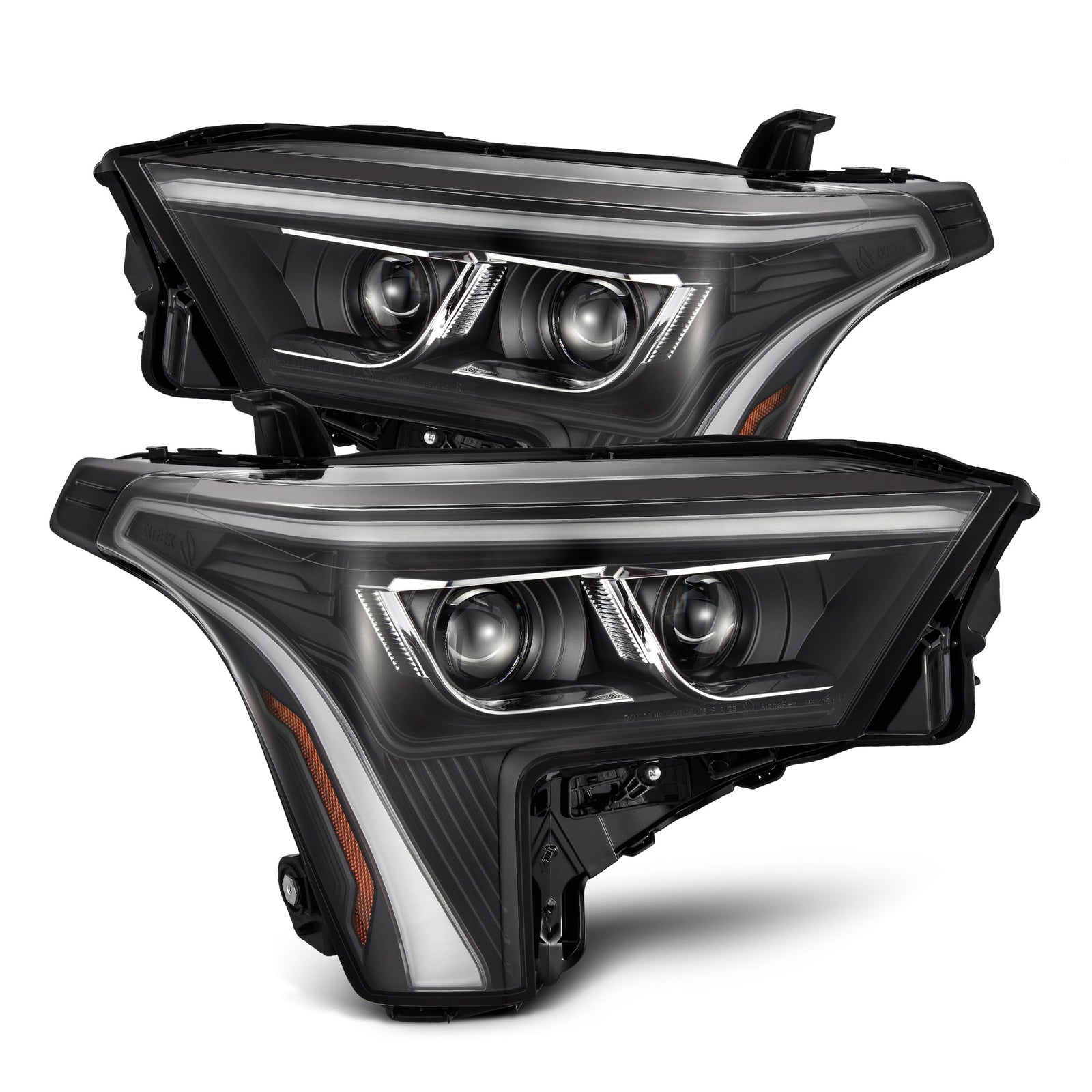 22-24 Toyota Tundra/Sequoia LUXX-Series LED Projector Headlights Black | AlphaRex