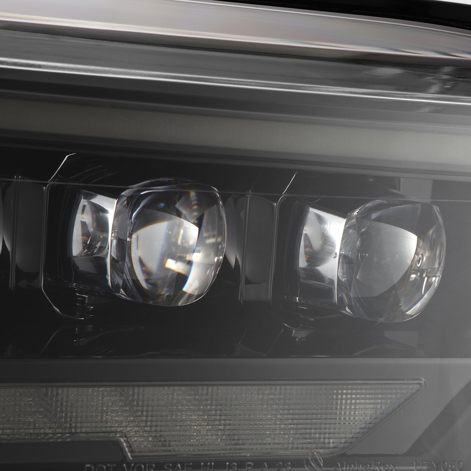 22-24 Toyota Tundra/Sequoia NOVA-Series LED Projector Headlights Alpha-Black | AlphaRex