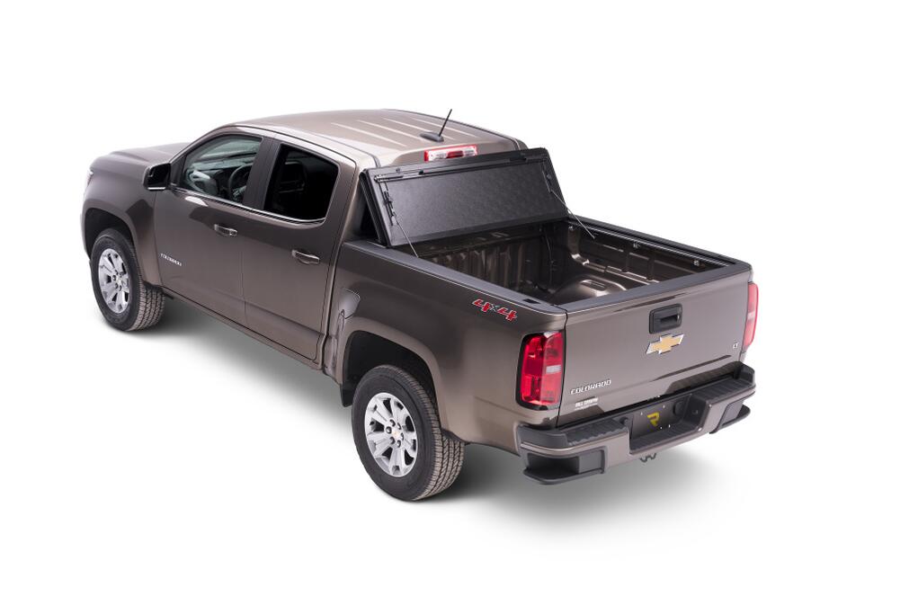 BAKFlip G2 Hard Folding Truck Bed Cover Rails Mounted Low Enough To Use Standard C Clamps 2004-2012 Colorado/Canyon 5 Foot Bed BAK