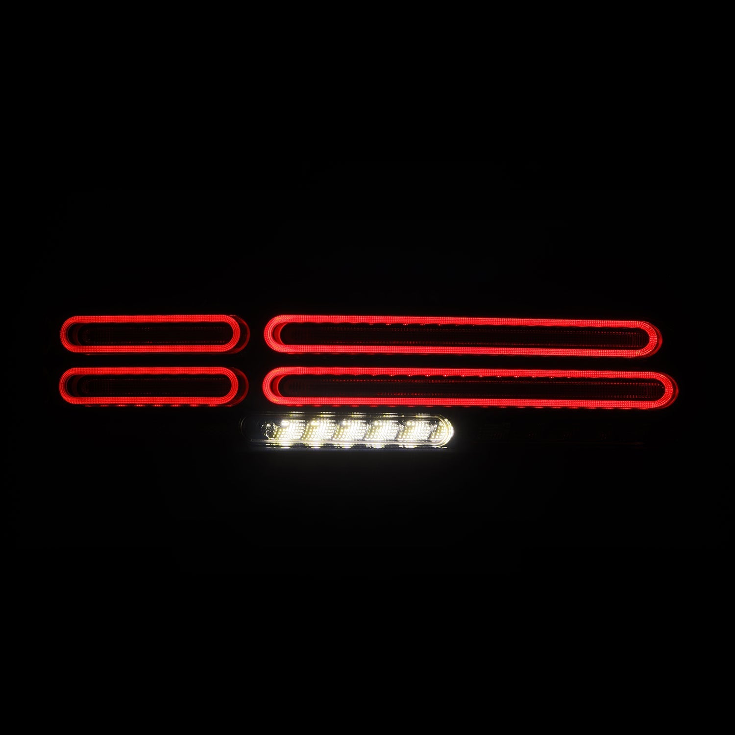 23-25 Nissan Z Quad-Loop Style NOVA-Series Prismatic LED Tail Lights Alpha-Black | AlphaRex