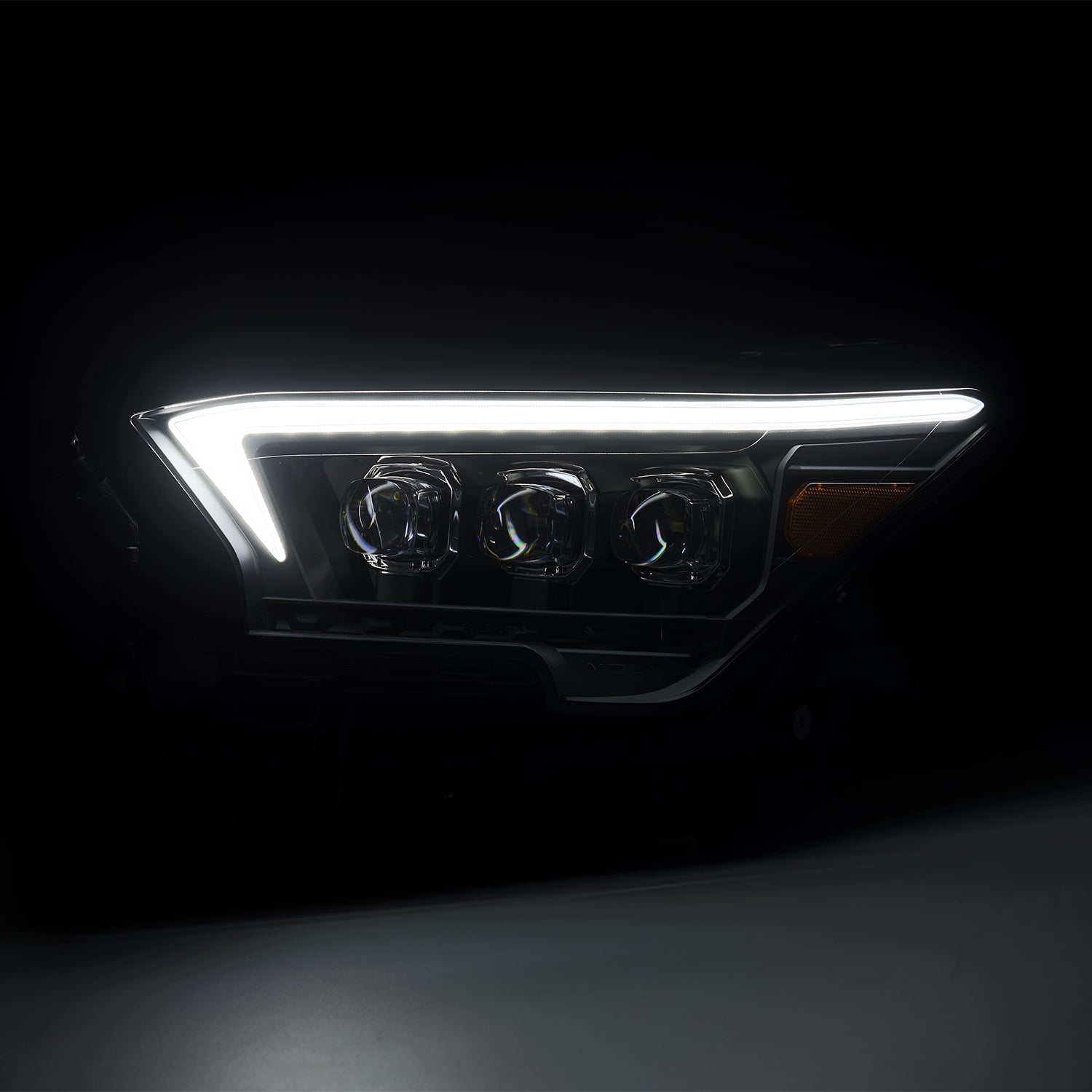 24-25 Toyota Tacoma /25-up 4Runner OG-Style NOVA-Series LED Projector Headlights Black | AlphaRex