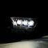 24-25 Toyota Tacoma /25-up 4Runner OG-Style NOVA-Series LED Projector Headlights Black | AlphaRex