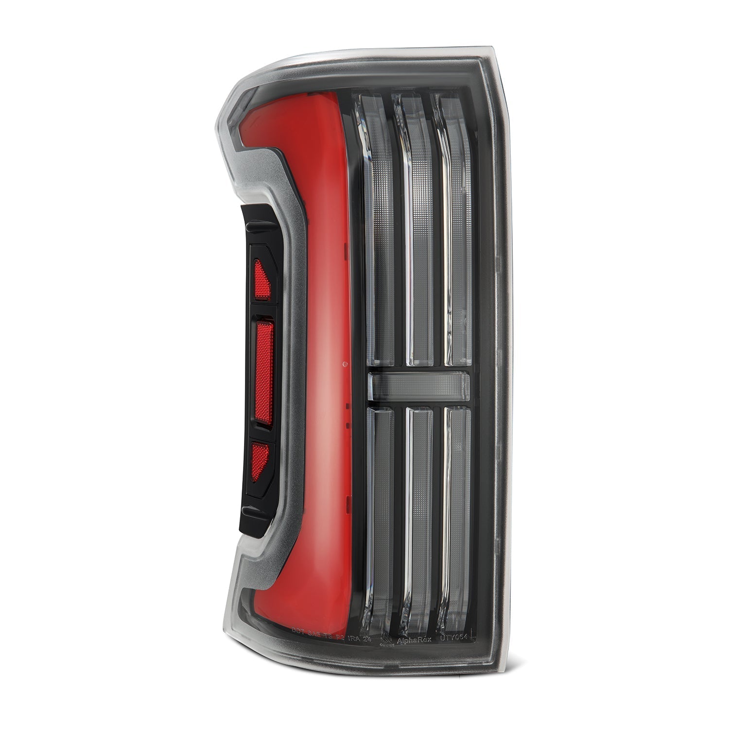 24-25 Toyota Tacoma NOVA-Series Prismatic LED Tail Lights Black-Red | AlphaRex