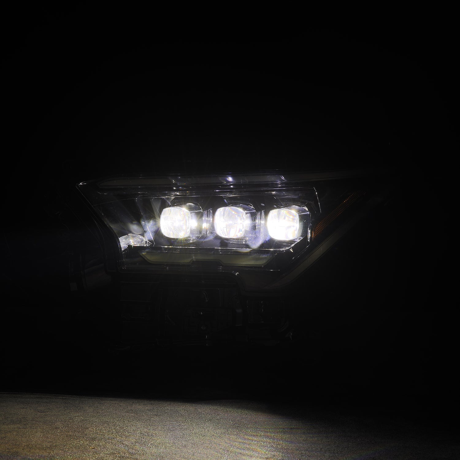 24-up Toyota Tacoma NOVA-Series LED Projector Headlights Alpha-Black | AlphaRex