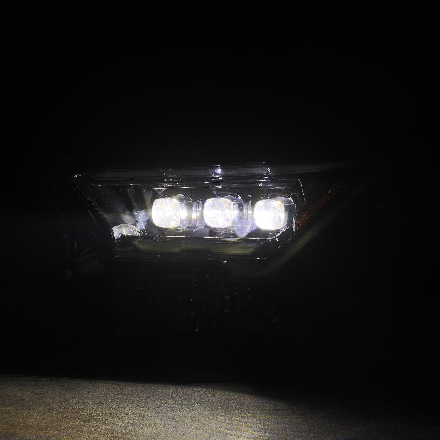 24-up Toyota Tacoma NOVA-Series LED Projector Headlights Alpha-Black | AlphaRex