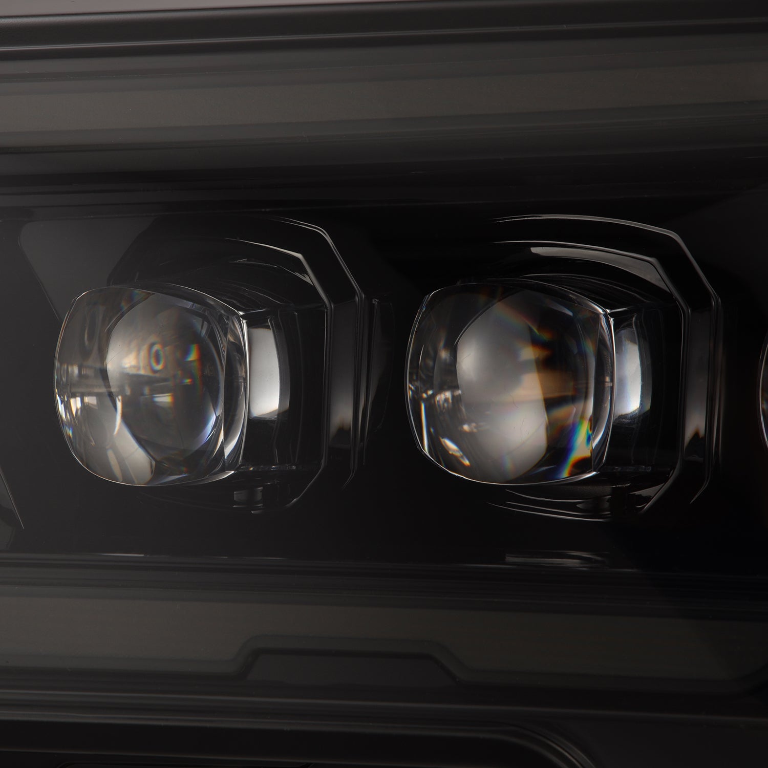 24-up Toyota Tacoma NOVA-Series LED Projector Headlights Alpha-Black | AlphaRex