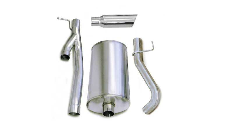 Corsa Performance - Sport / 3.0 in Cat-Back SSE 4.0 in Single Tip | 03-06 Silverado Sierra 2500 6.0L 143WB