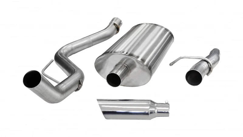 Corsa Performance - Sport / 3.0 in Cat-Back SSE 4.0 in Single Tip | Ford F-150 V8 2011-2014 5.0L - Legends Auto Parts