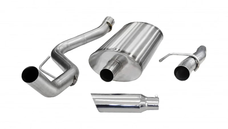 Corsa Performance - Sport / 3.0 in Cat-Back SSE 4.0 in Single Tip | Ford F-150 V8 2011-2014 6.2L