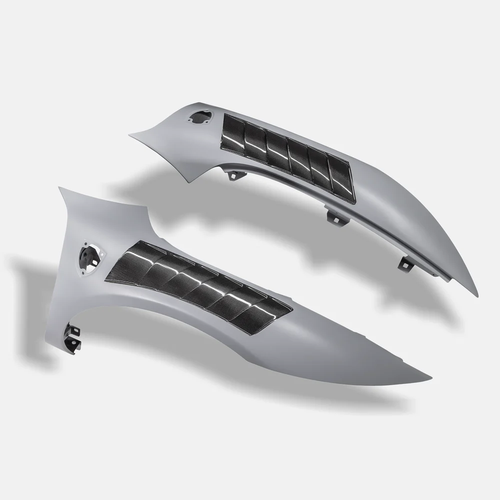 RYFT - Ferrari 296 Carbon Fiber Vented Fenders - Legends Auto Parts