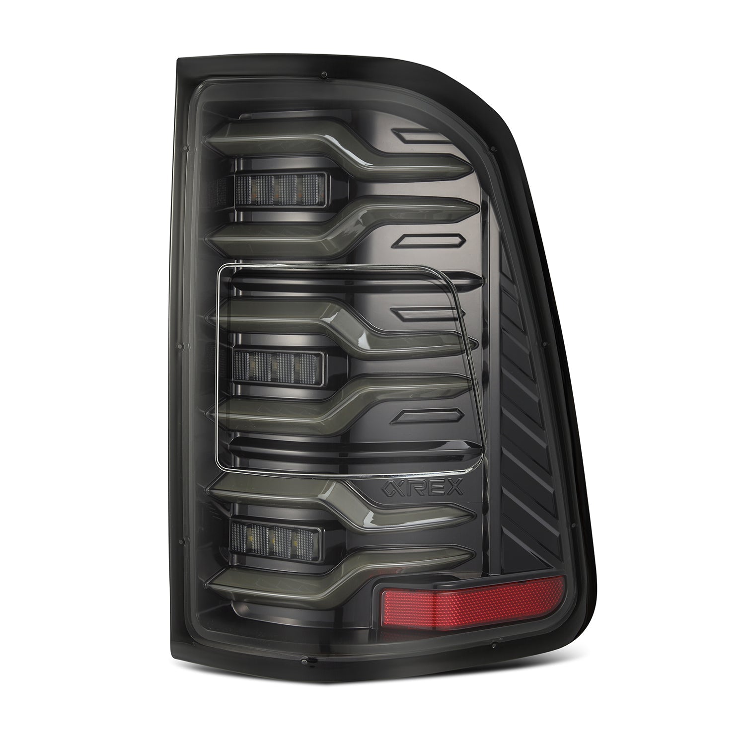 25 Ram 1500 LUXX-Series LED Tail Lights Alpha-Black | AlphaRex