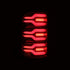 25 Ram 1500 LUXX-Series LED Tail Lights Black Red | AlphaRex