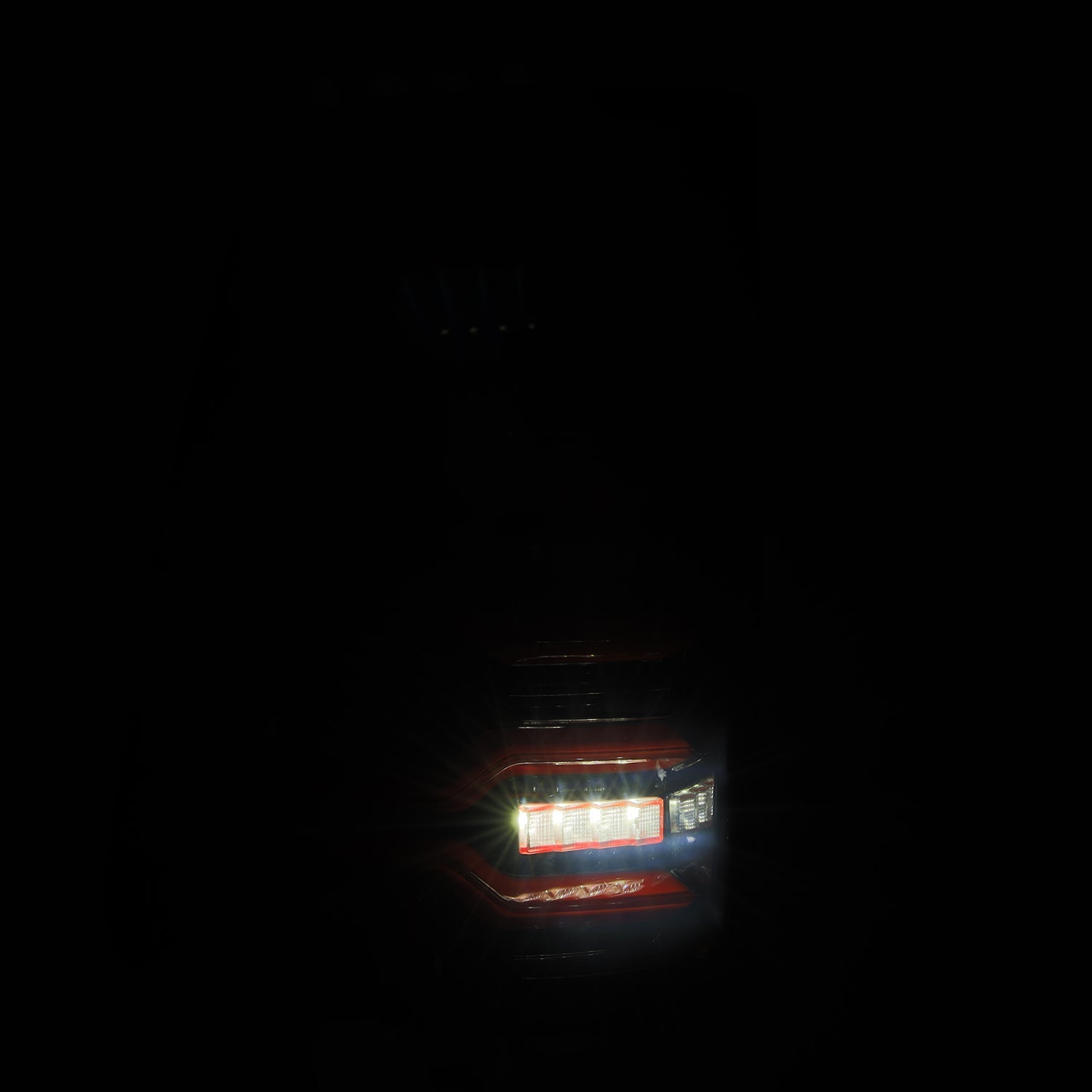 25 Ram 1500 LUXX-Series LED Tail Lights Black Red | AlphaRex