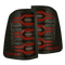 25 Ram 1500 LUXX-Series LED Tail Lights Black Red | AlphaRex